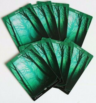 Magic The Gathering - Forest X8 Full Art - Unstable - Nm