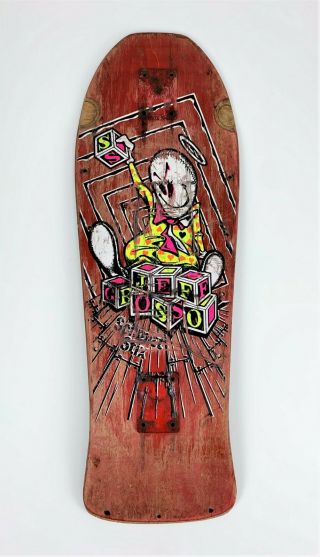 Rare Vintage Jeff Grosso Schmitt Stix Ragdoll Blocks Skateboard