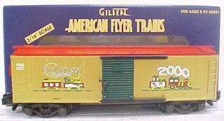 American Flyer 6 - 48340 S Scale 2000 Christmas Boxcar Ln/box