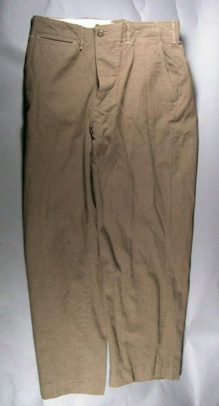 Wwii U.  S.  Army Od Wool Field Trousers,  Special
