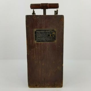 Vintage Antique Dupont Blasting Machine 50 Wooden Dynamite Detonator Plunger 2