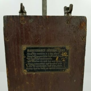 Vintage Antique Dupont Blasting Machine 50 Wooden Dynamite Detonator Plunger 4