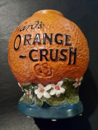 Rare Antique Wards Orange Crush Soda Fountain Syrup Dispenser