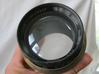 Taylor & Hobson Cooke Large Format Series Iia 190mm 7 1/2 " Antique Brass Lens