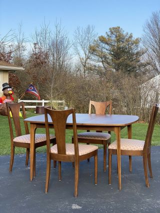 Mid Century Mcm Broyhill Brasilia Dining Room Table And 5 Chairs