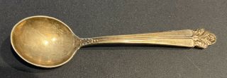 Wolfenden Sterling Silver 3.  75 " Baby Spoon No Monogram T.  W.  R Vintage