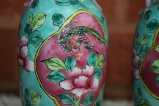 19th Chinese Nyonya Straits Vases 4
