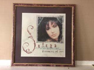 Vintage 1995 Selena Quintanilla Large Custom Framed Print 30 " X 30 " Approx.
