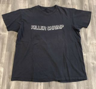 Vintage 90s Killer Shrimp Graphic Tee Shirt Size Xl