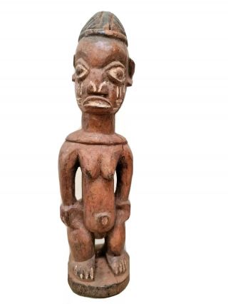 Festac Tribal Art - - Old Yoruba Ibeji Figure - - - Nigeria - Fes Acl