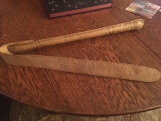 Vintage Antique Leather Horse Riding Crop Whip Equestrian 33”