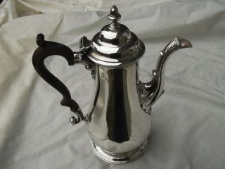 1755 Fine Large Georgian George 11 Silver Coffee Pot 27ozs,  815g By Ap