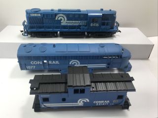 Running F/r Ho Model Power 8416 Conrail Alco Rs - 11 Diesel With Shell