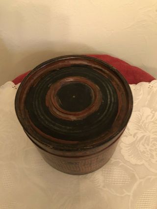 Asian Antique Burmese Betel Nut Box Burma Lacquerware 3