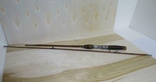 Vintage Horrocks - Ibbotson Split Bamboo Fly Rod Pole 60 7/8 " Long 2 Piece As - Is