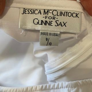 Vtg 80 ' s Jessica McClintock For Gunne Sax White Midi/Maxi Skirt Lace Sz 9/10 3