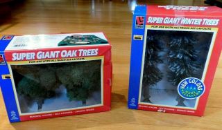 Life - Like Trains Giant Winter Trees 1970 & Giant Oak Trees 1052
