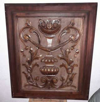 Antique Mahogany Furniture Panel - Jas Shoolbred & Co - Circa 1900 - See Picture