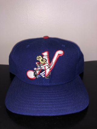 Vintage Nashville Sounds Snapback Baseball Cap Era 90s Milb Hat Wool