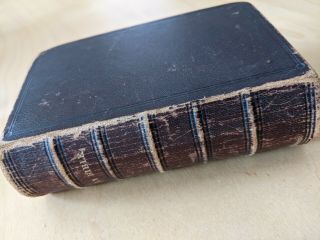 Old Antique Bible 1864,  Leather Bound,  Gilt Edging Cambridge University Press
