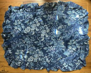 Laura Ashley Kingsberry Vintage Blue Bramble Floral Bed Pillow Sham Cover