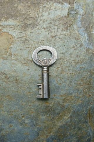 Antique Steamer Trunk Key Corbin C517 Antique Trunk Key Corbin Cabinet Lock Co
