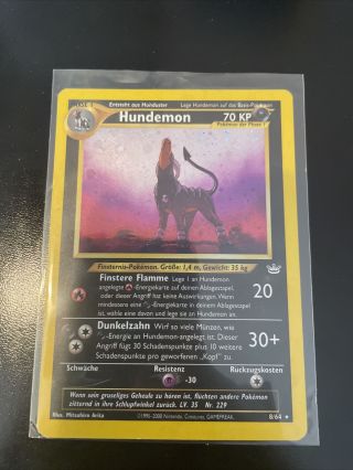 Houndoom | 8/64 | Holo Neo Revelation Pokemon Card Nm (foreign)
