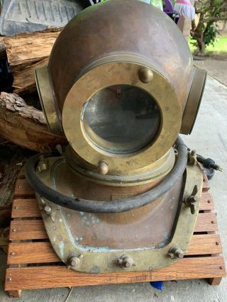 Antique Russian Divers Helmet