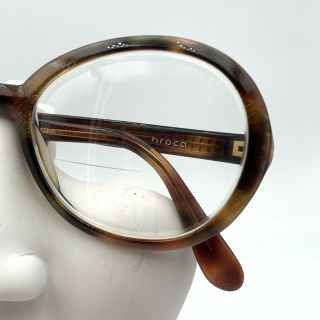 Vintage Rodenstock Bastienne Metallic Brown Oval Sunglasses Germany FRAME ONLY 3
