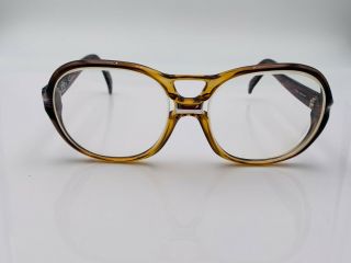 Vintage Saphira Brown Oval Sunglasses Germany Frames Only