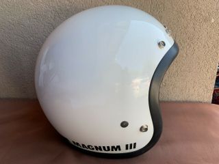 Vintage 1975 Bell Magnum Iii Motorcycle Car Racing Helmet 7 5/8 61cm