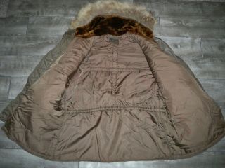 WW2 WWII Vintage US Airforce WW2 Aircrew Jacket Coyote Fur Type N3 3110 Size XL 6