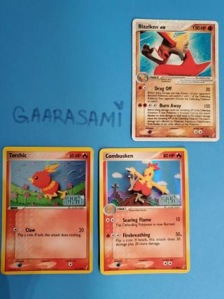 Blaziken Ex Nm Crystal Guardians Holo Pokemon Card Comes With 2 Bonus Cards Nm