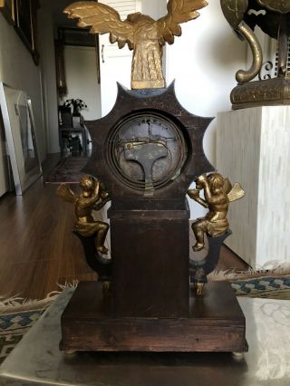 Early Antique Austrian Grand Sonnerie Portico Clock 4