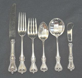 Old Colonial By Towle Sterling Flatware Set For 4 By 6 Total 24 Pc Shape