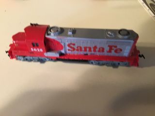 Tyco Santa Fe Red Diesel Train Engine Ho F9 - A Unit - 224h Lighted