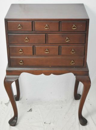 Hickory Chair Mahogany Silverware Silver Chest Williamsburg Queen Anne Style
