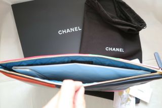 CHANEL 2015 multicolor clutch pouch for o case classic 2.  55 boy bag backpack 6