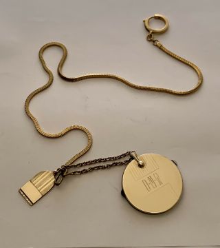 Antique Art Deco Gold Filled Forstner Pocket Watch Chain Fob.  / Kreisler Knife Nr