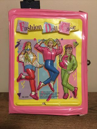 Vintage Fashion Doll Pink Plastic Case 10150 Barbie Tara Toy 3d Front