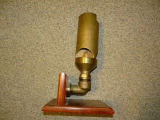 Antique Brass Steam Whistle,  3 Chime,  3 Step,  4 " & 20 Pounds