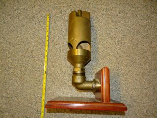 Antique Brass STEAM WHISTLE,  3 CHIME,  3 STEP,  4 