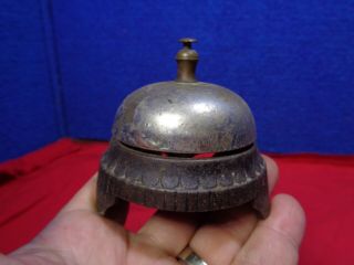 Antique Hotel Desk Lobby Service Bell General Store Countertop Bell 14