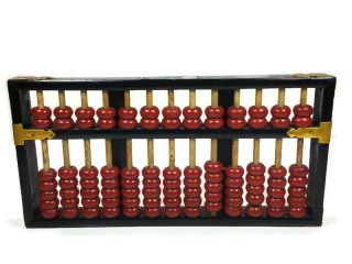 Lotus Flower Brand Abacus - 13 Rods & 91 Wood Beads
