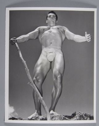 Physique Male Nude Posing Strap Era Ray Royal Outdoors Western Photography Guild