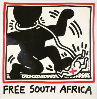 Vintage Poster Keith Haring South Africa 1985