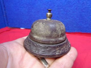 Antique Hotel Desk Lobby Service Bell General Store Countertop Bell 13