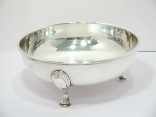 8 7/8 In - Sterling Silver Tiffany & Co.  Antique Footed Round Serving Bowl