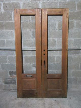 Antique Double Entrance French Doors 48 X 83 Architectural Salvage