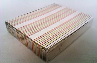 Extremely Rare Solid Silver & 18ct Gold French Art Deco Cigarette Case Cartier ?